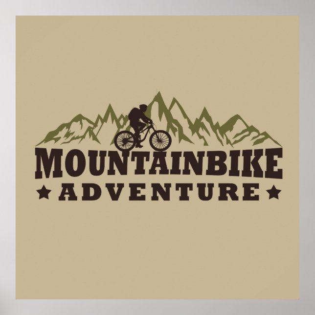 Mountainbike adventure poster (Front)