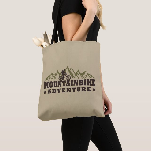 Mountainbike adventure tote bag (Close Up)