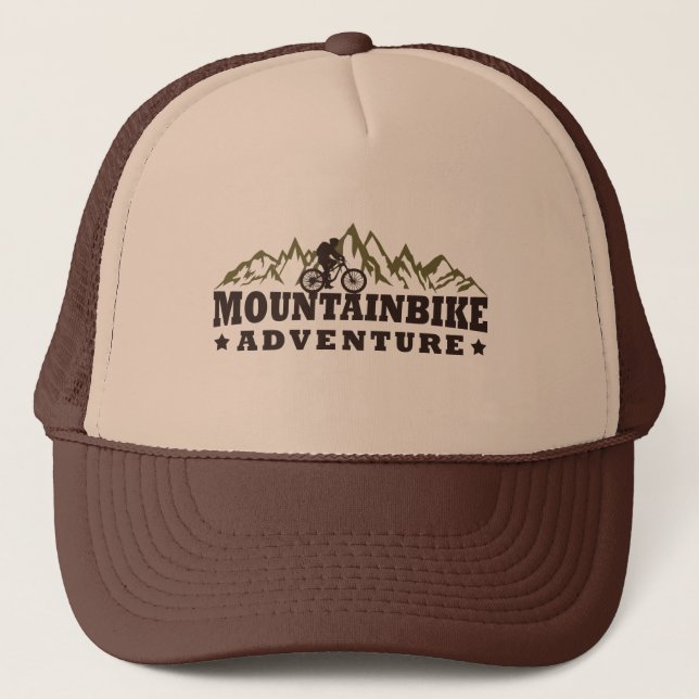 mountainbike adventure trucker hat (Front)