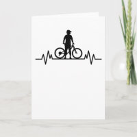 Mountainbike Heartbeat Mountain Bike Cycling Gift