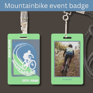Mountainbike mtb club event participation ID badge