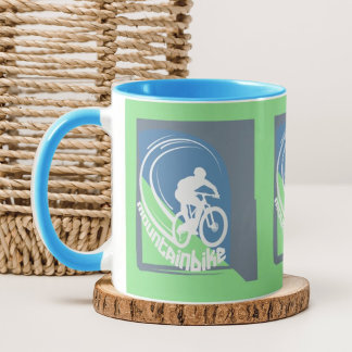 Mountainbike MTB Mountain bike green Mug