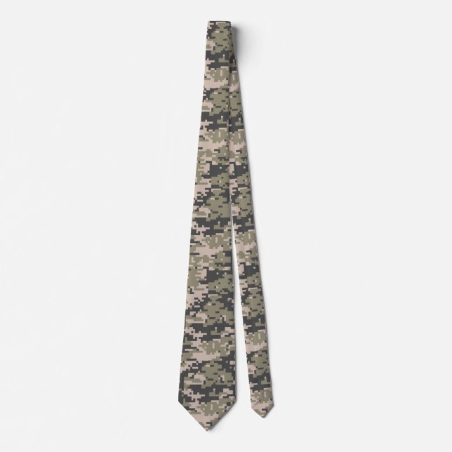 Mountaineer Digital Camo Pattern Tie (Front)