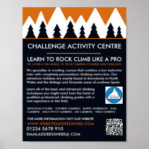 Mountaineer, Hiking and Climbing, Adventure Poster