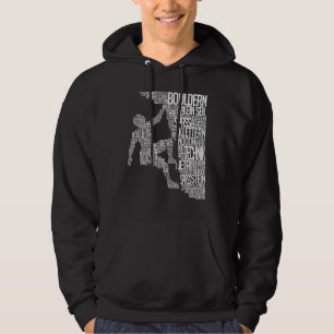 Mountaineering Boulder Rock Climbing Without Rope Hoodie