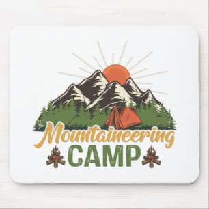 Mountaineering camp mouse pad