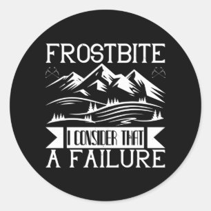 Mountaineering - Frostbite Classic Round Sticker