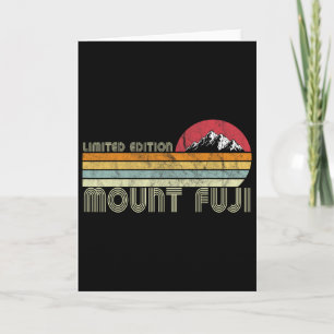 Mountaineering Mountain Climbing Mount Fuji Campin Card