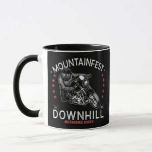 Mountainfest Downhill Motorbike Race Graphic Motor Mug