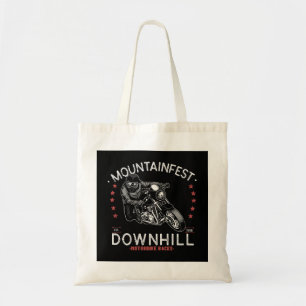 Mountainfest Downhill Motorbike Race Graphic Motor Tote Bag