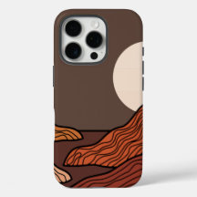 Mountainous Boho Abstract iPhone / iPad case