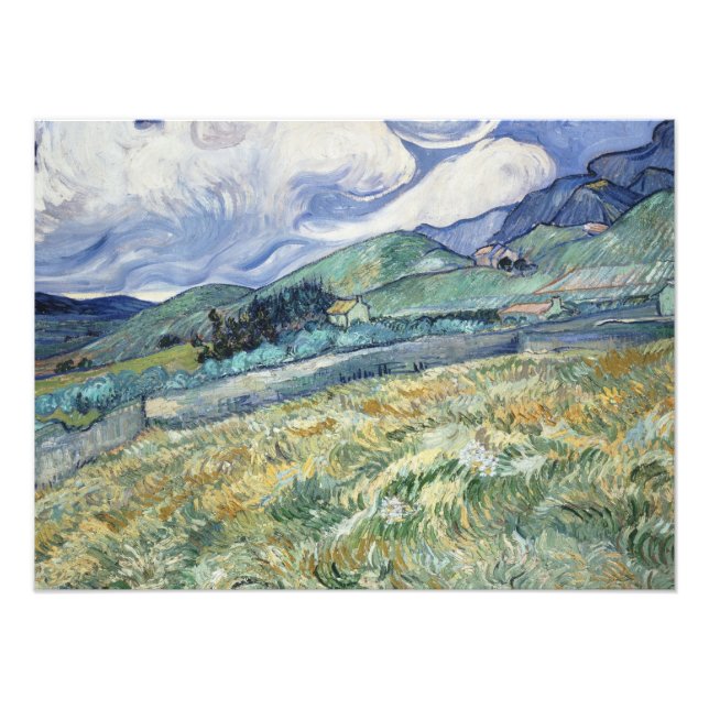 Mountainous Landscape by Van Gogh Photo Print (Front)