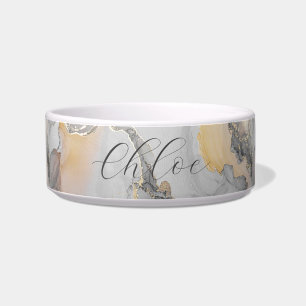 Mountainous Landscape Medium Dog Bowl