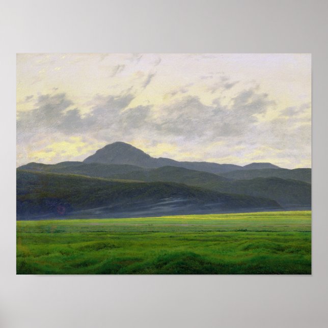 Mountainous landscape poster (Front)