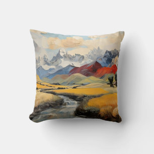 Mountainous Landscapes Cushion