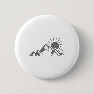 Mountains2  6 cm round badge