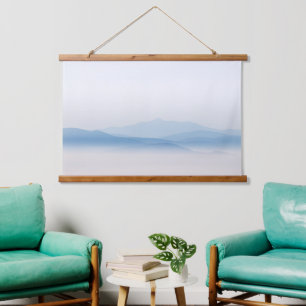 Mountains above clouds hanging tapestry