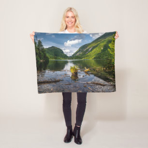 Mountains Adirondack High Peaks, New York Fleece Blanket