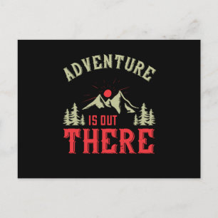Mountains - Adventure Is Out There Postcard