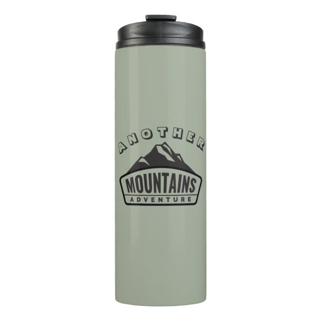Mountains Adventure Mountaineering Climber Hiker Thermal Tumbler (Front)