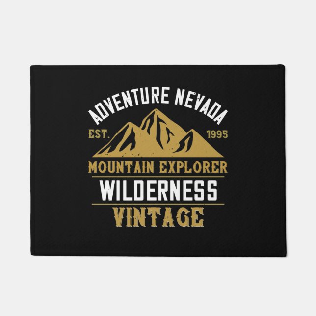 Mountains - Adventure Nevada Mountain Doormat (Front)