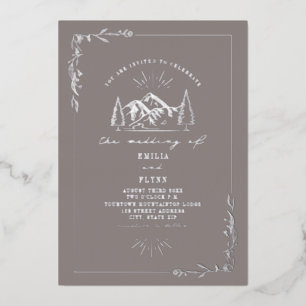 Mountains Amethyst Wedding