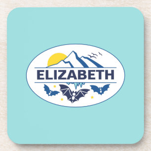 Mountains and caves climbing caving name coaster