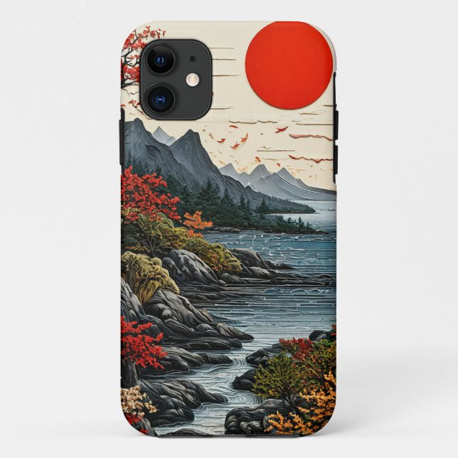 Mountains and forest Case-Mate iPhone case (Back)