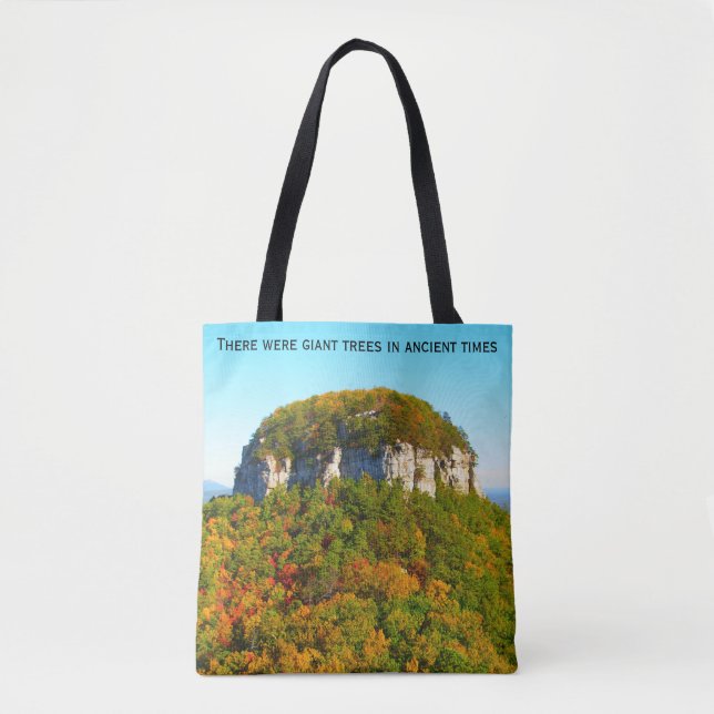 Mountains and Giant Trees Tote Bag (Front)