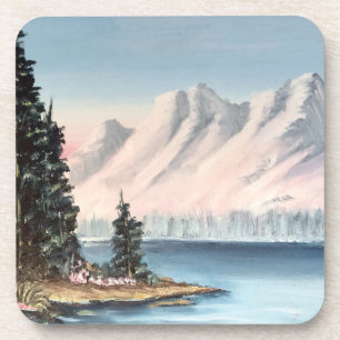 Mountains and Lake Coasters