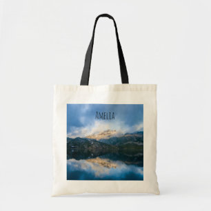 Mountains and Lake Scenic Nature Photo Tote Bag