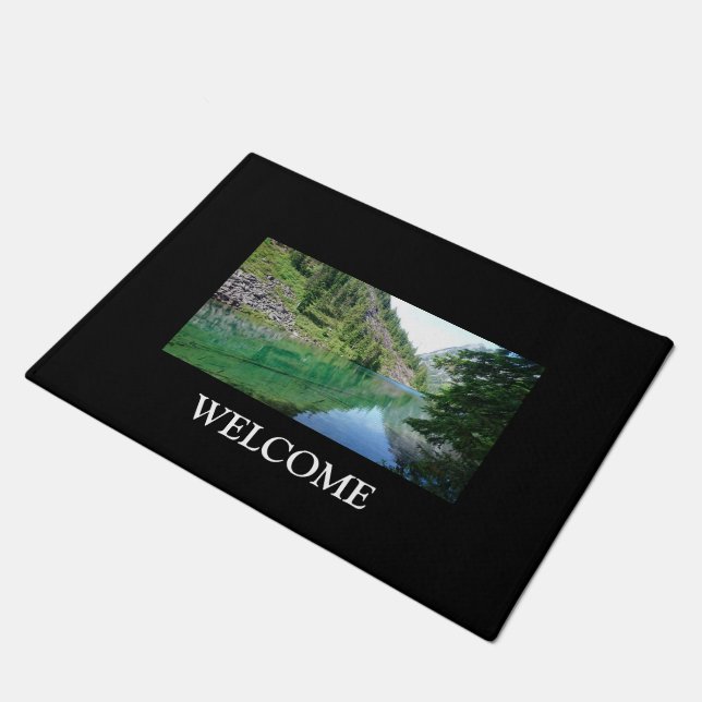 Mountains and Lakes Doormat (Angled)
