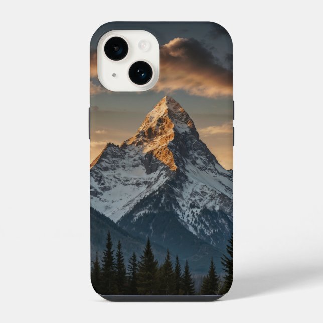 mountains and nature  iPhone case (Back)