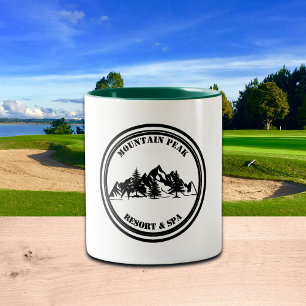 Mountains and Pines Corporate Two-Tone Coffee Mug