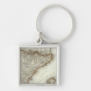 Mountains and Rivers of Canary Islands Key Ring