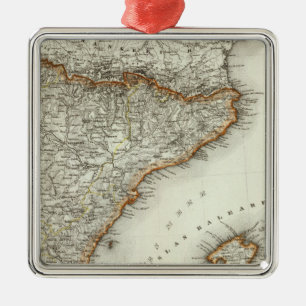 Mountains and Rivers of Canary Islands Metal Ornament