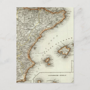 Mountains and Rivers of Canary Islands Postcard