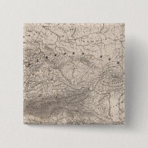 Mountains and Rivers of Europe 15 Cm Square Badge