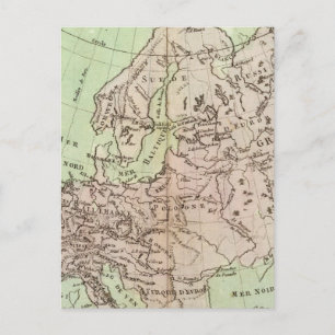 Mountains and Rivers of Europe Postcard