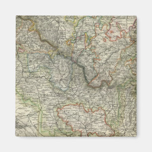 Mountains and Rivers of Hildburghausen Germany Magnet
