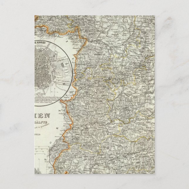 Mountains and Rivers of Madrid Postcard (Front)