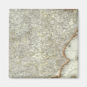 Mountains and Rivers of Madrid, Spain Magnet