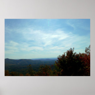 Mountains and Sky Poster