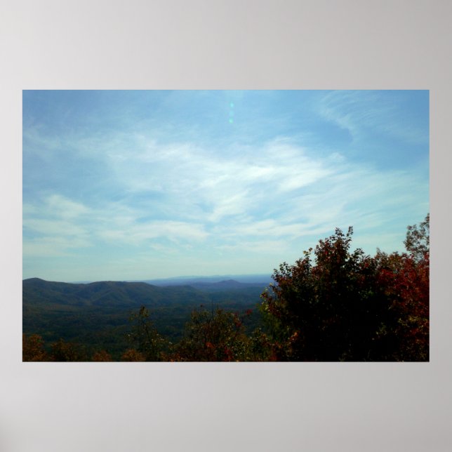 Mountains and Sky Poster (Front)
