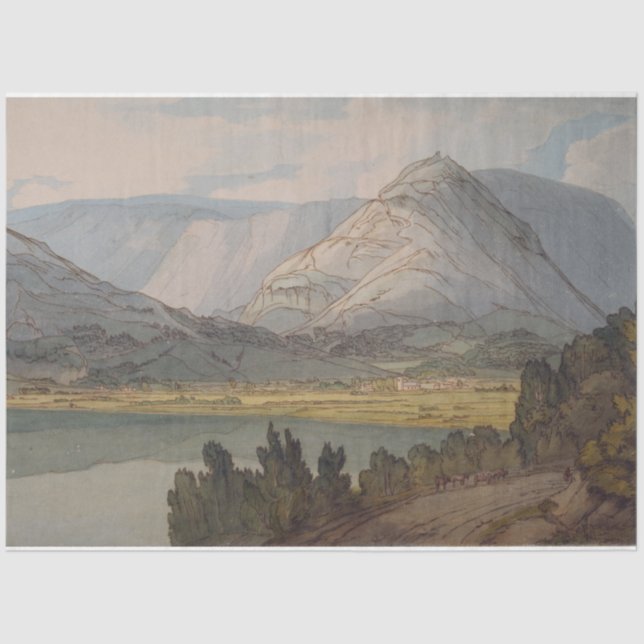 Mountains and Valleys Tissue Paper (Front)