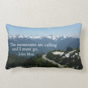 Mountains are Calling Lumbar Cushion