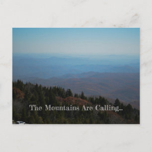 Mountains Are Calling Postcard
