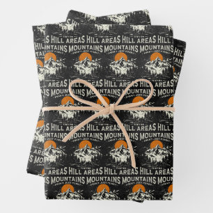 Mountains Aren't Funny They're Hill Areas Wrapping Paper Sheet