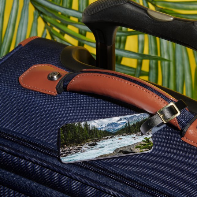 Mountains | Banff National Park Alberta, Canada Luggage Tag (Front Insitu 3)
