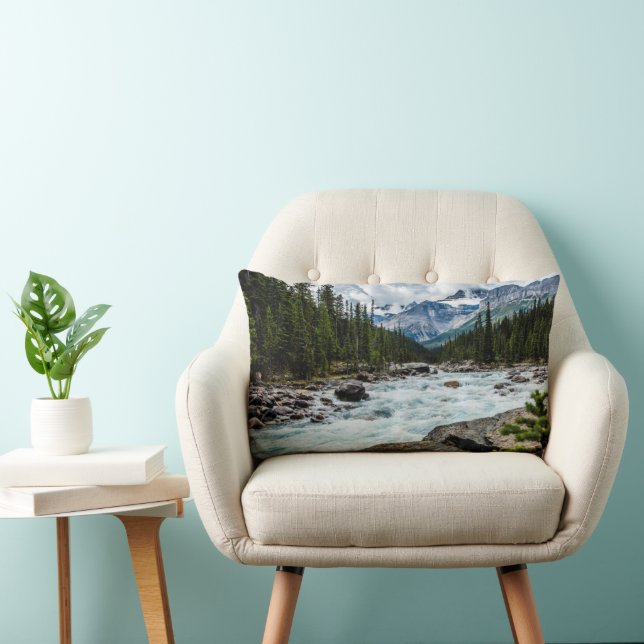 Mountains | Banff National Park Alberta, Canada Lumbar Cushion (Chair)